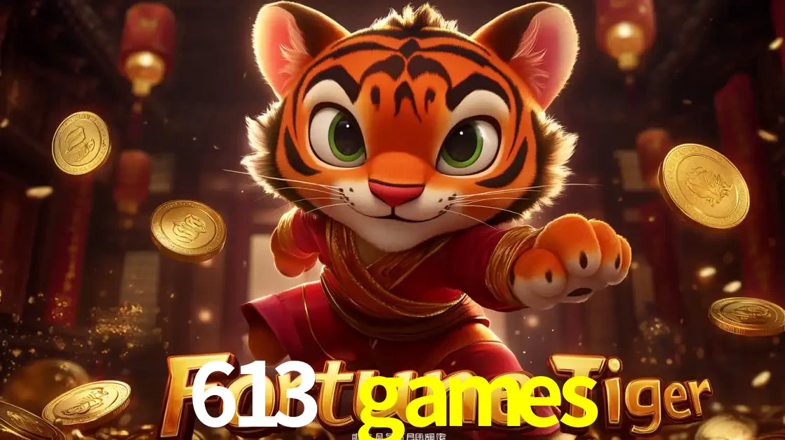 O carismático mascote do jogo de slot Fortune Tiger, um tigre fofo em pose de artes marciais, pronto para trazer sorte e multiplicadores de ganhos no cassino online 613 games.